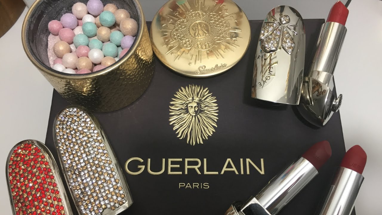 GUERLAIN | Golden Bee Collection Holiday 2020 | Météorites, Rouge G Cases & Lipsticks | Dark Skin