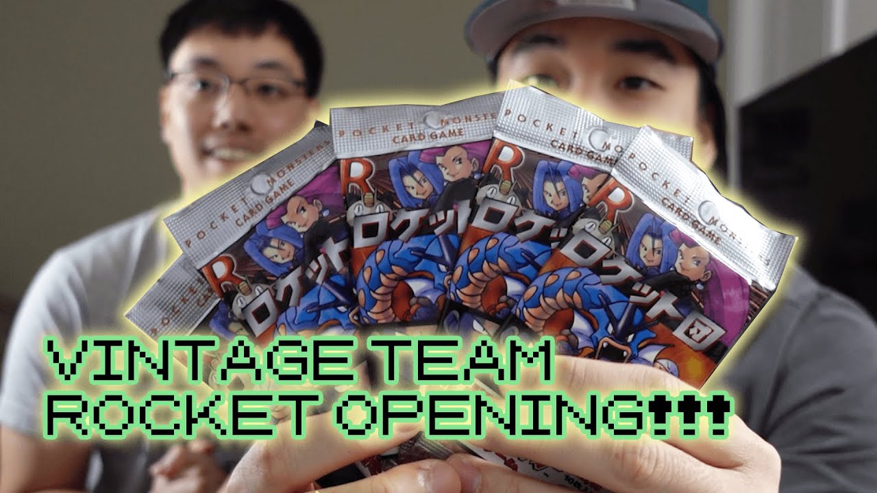 Vintage Japanese Team Rocket Pack Opening! 🔥 AWESOME PULL! 🔥