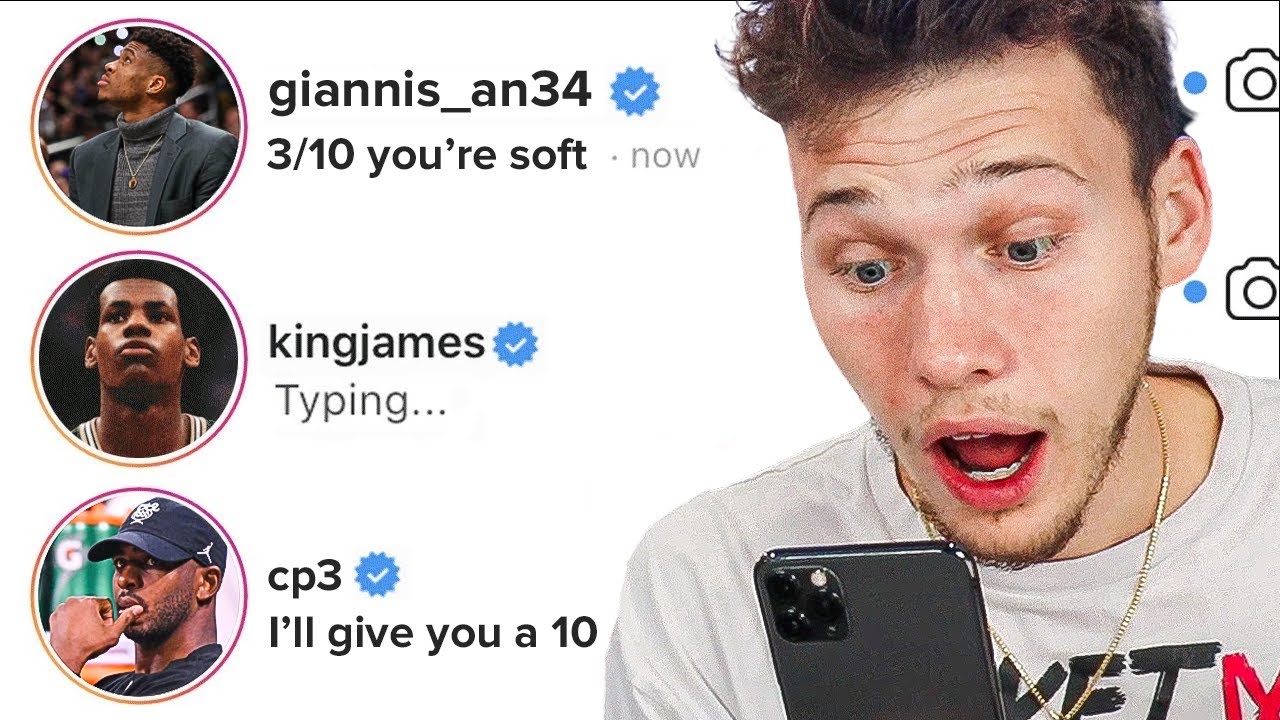 DM'ING 100 NBA Players To Rate My Basketball Skills