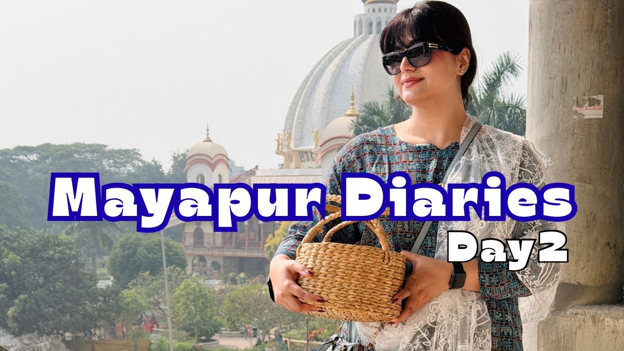 Mayapur ISKCON Travel Vlog Day 2 | Exploring ISKCON Temple Mayapur