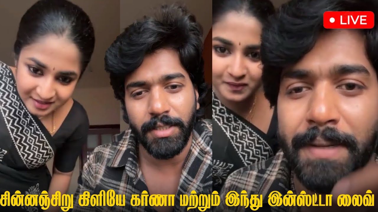 Zee Tamil Chinnan siru killiye karna Indhu Instagram Live| Chinnan siru killiye today full episode 