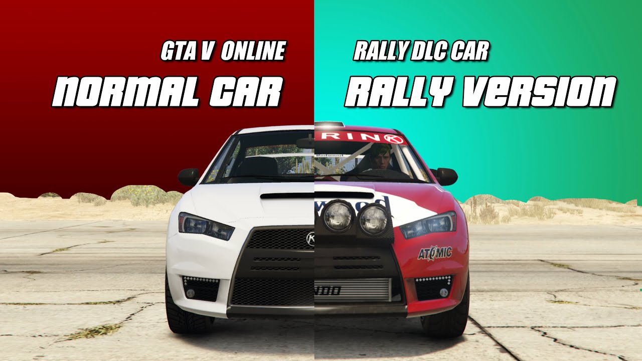 GTA V Online If Rockstar released a Rally DLC | Rally variants of GTA cars