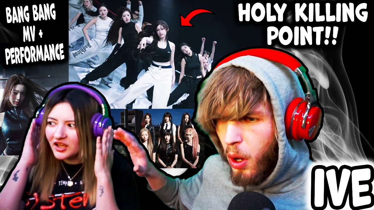 Видео с выступлением IVE с песней 'BANG BANG' + клип | Реакция + интерпретация текста песни!