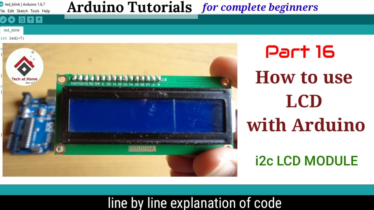 Учебное пособие по Arduino LCD | Использование ЖК-дисплеев с Arduino [код объяснен] | Учебное пос...