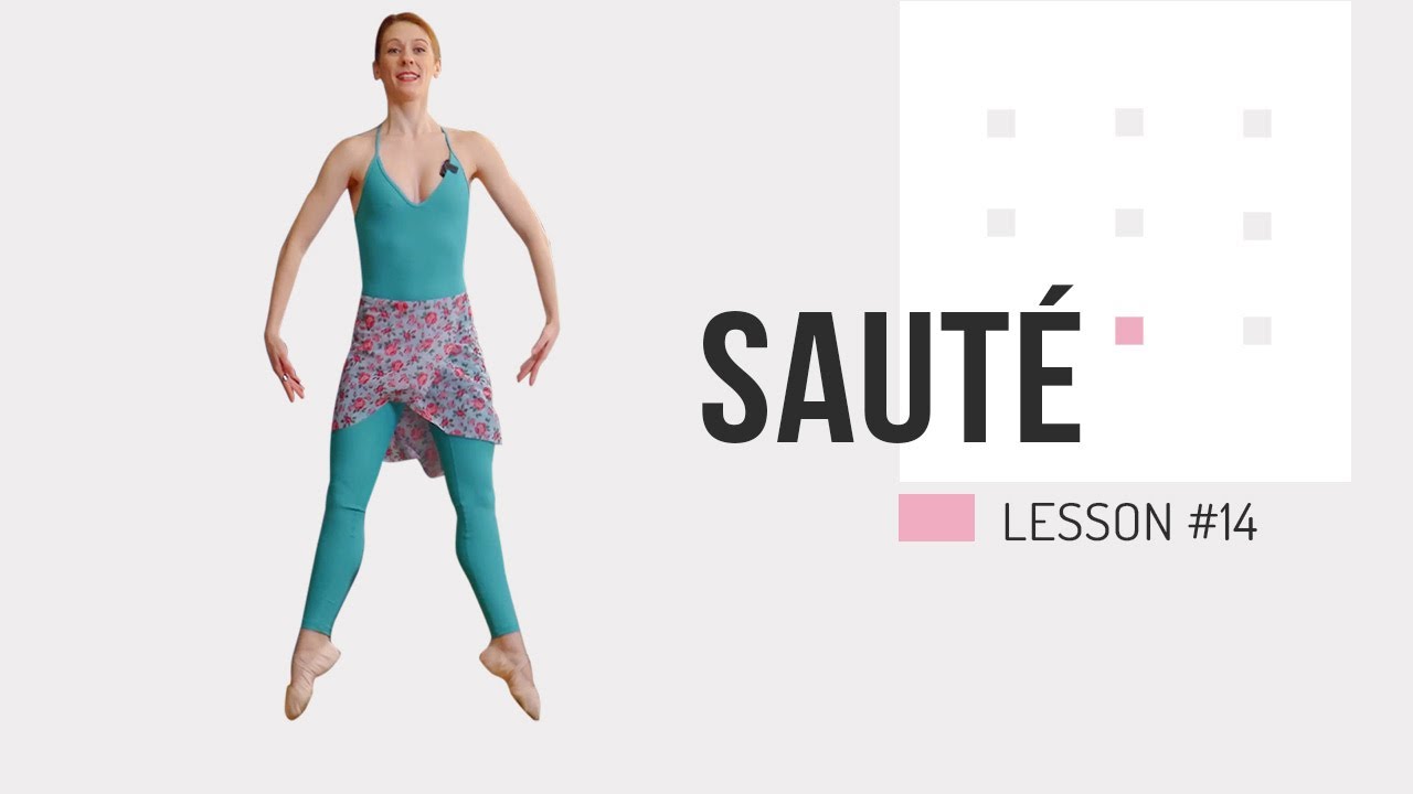 How to Saut&eacute; in 1st & 2nd Position: Ballet Practice for Beginners | EP 14