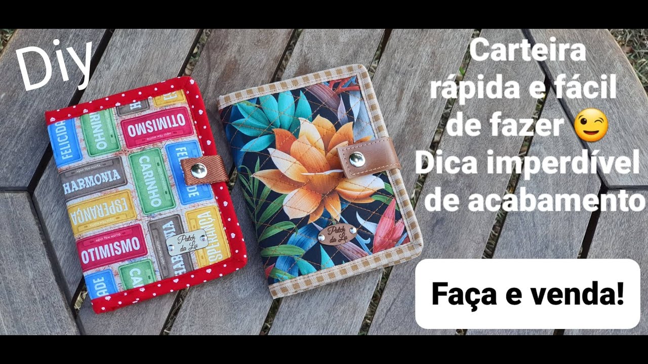 DIY/CARTEIRA RÁPIDA E FÁCIL DE FAZER!!!