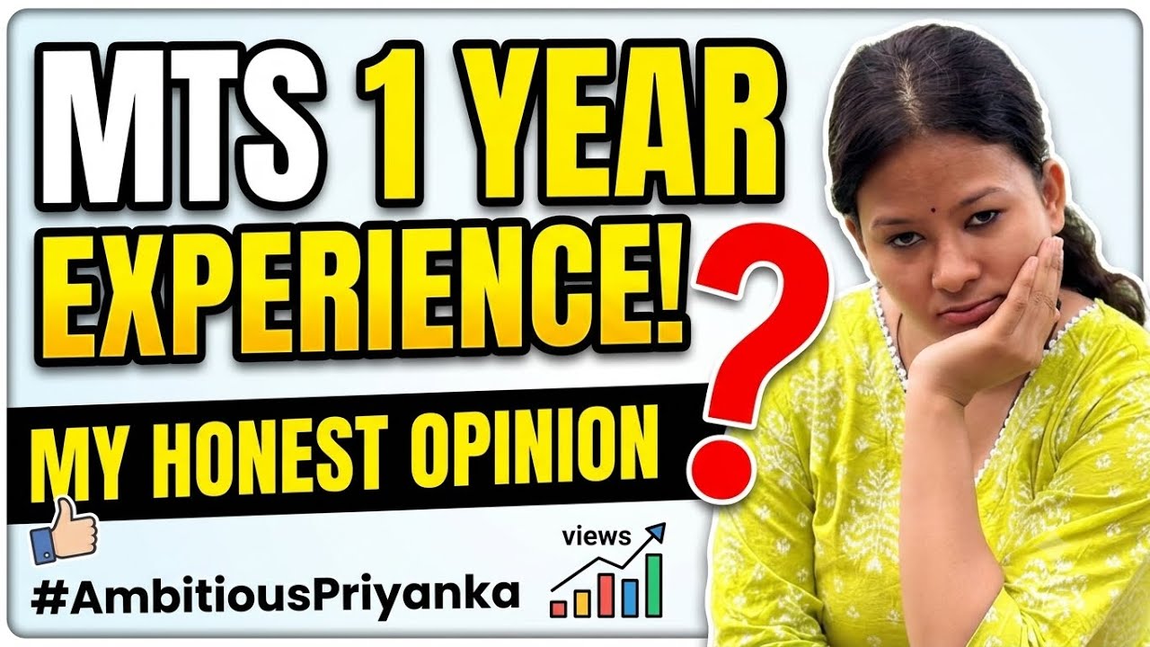 SSC MTS Job Reality After 1 Year 😰 Honest Experience & Work Profile | Ambitious Priyanka