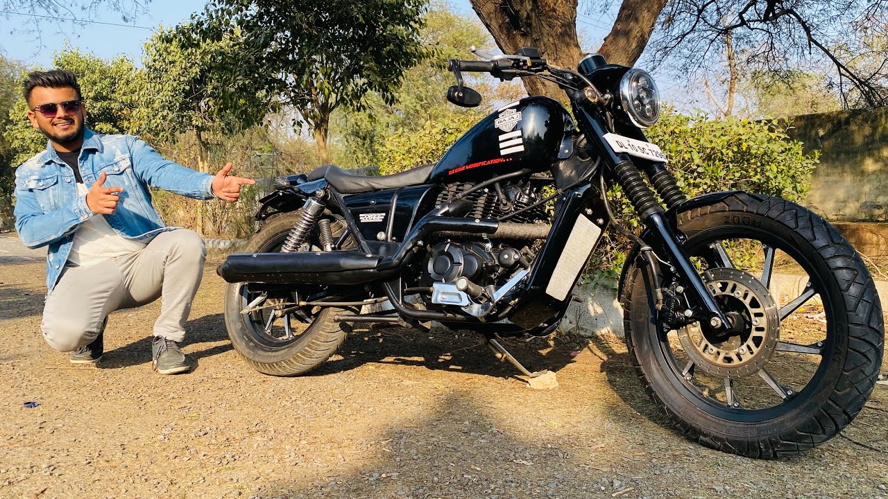 Modified Bajaj Avenger - into Harley Davidson | FOR SALE | Vampvideo |