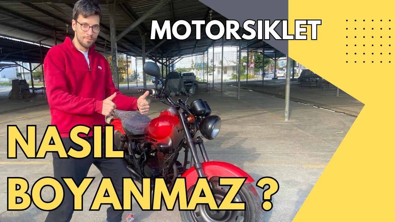 SPREY BOYA İLE MOTORSİKLET BOYAMA (AKRİLİK SPREY BOYA) MOTORSİKLET NASIL BOYANMAZ ? MOTOR BOYAMA !