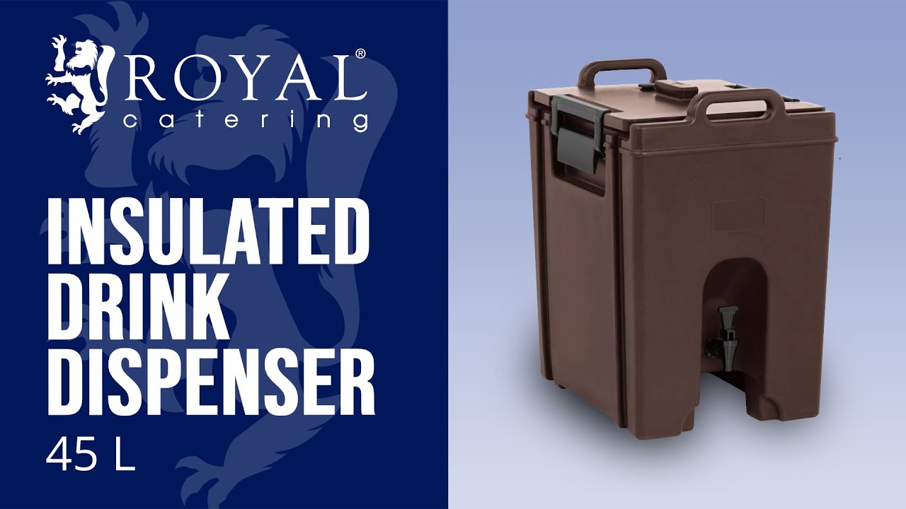 Insulated Beverage Dispenser Royal Catering RC-BDC450 | Product Presentation