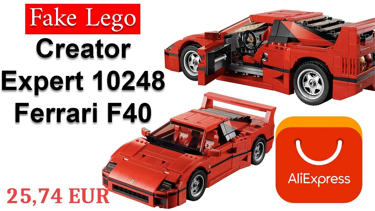 Fake Creator Expert 10248 - Ferrari F40 from Aliexpress
