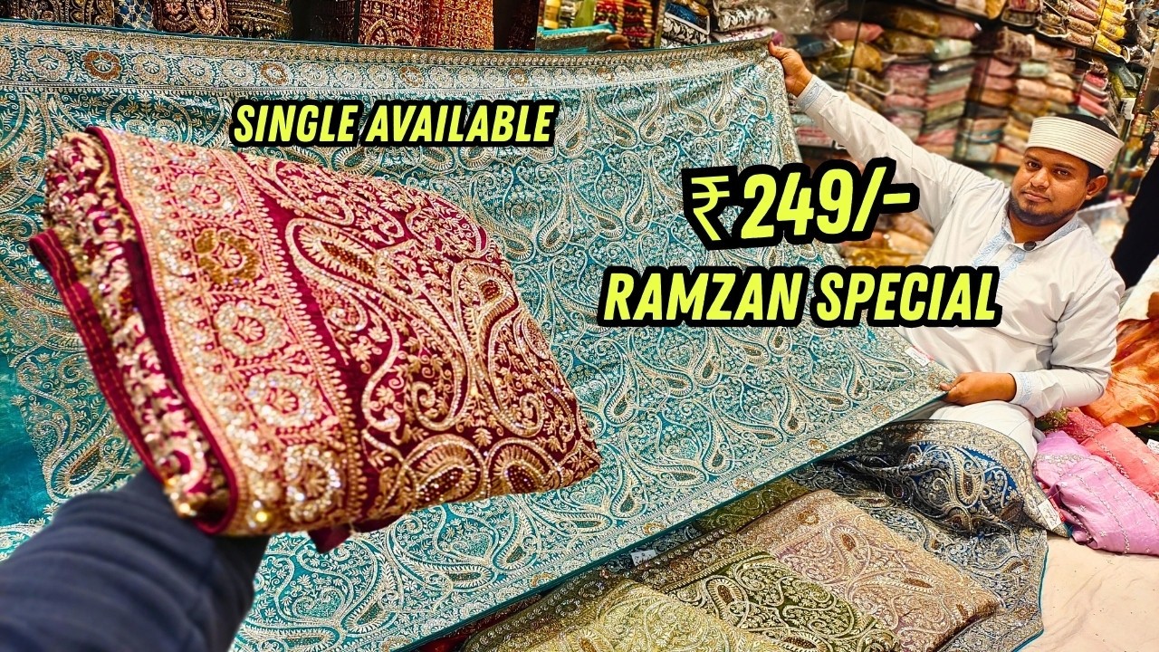 Wedding Sarees ₹249/- Single Available Organza Sarees Tissue Jimmicho Sarees