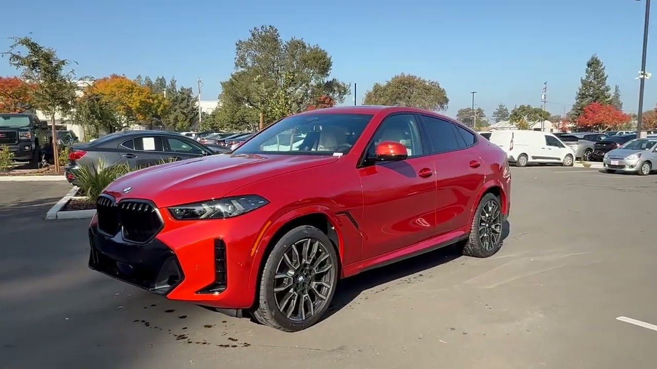 Представляем BMW X6 xDrive40i 2026 года в цвете Sakhir Orange | 4K