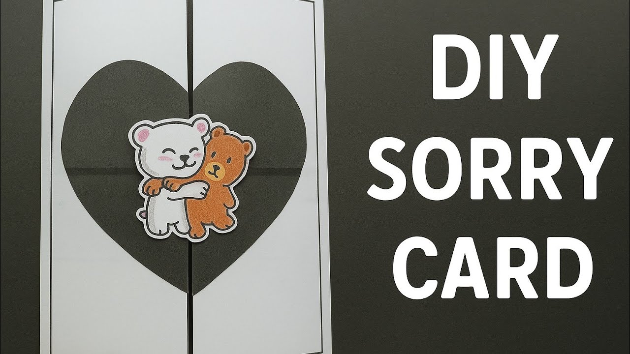 How To  Make Sorry Card || DIY Sorry Card || Handmade Sorry Card