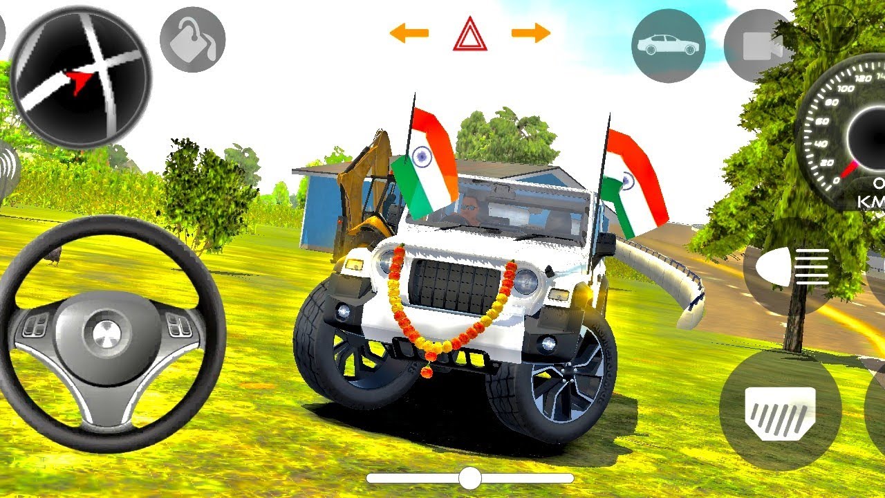 Modified Mahindra Thar😈Games:India white Thar (Gadi Wala Games) Car Game Android Game - #2026