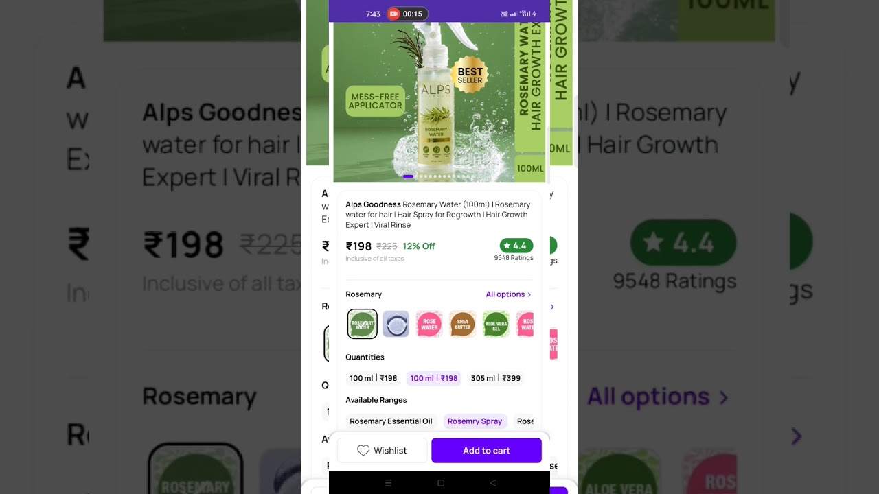 how to place an order in purple app