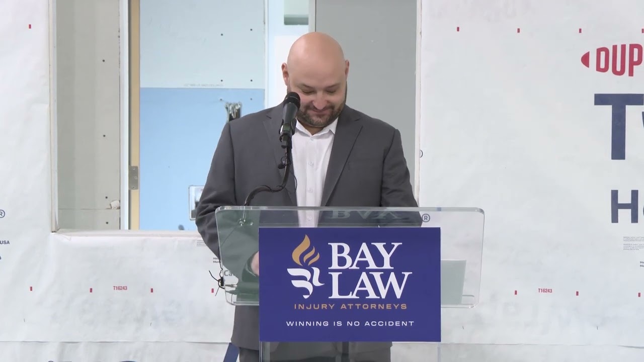 Deniz Bayramoglu, Managing Attorney with Bay Law Injury Attorneys Speaking at the Bay Law Shop Class