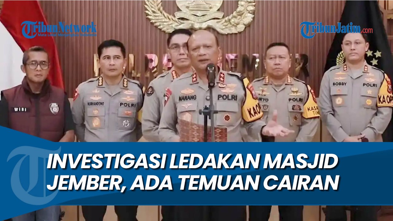 TEMUAN CAIRAN MISTERIUS DI LEMARI BESI, Investigasi Ledakan Masjid Jember