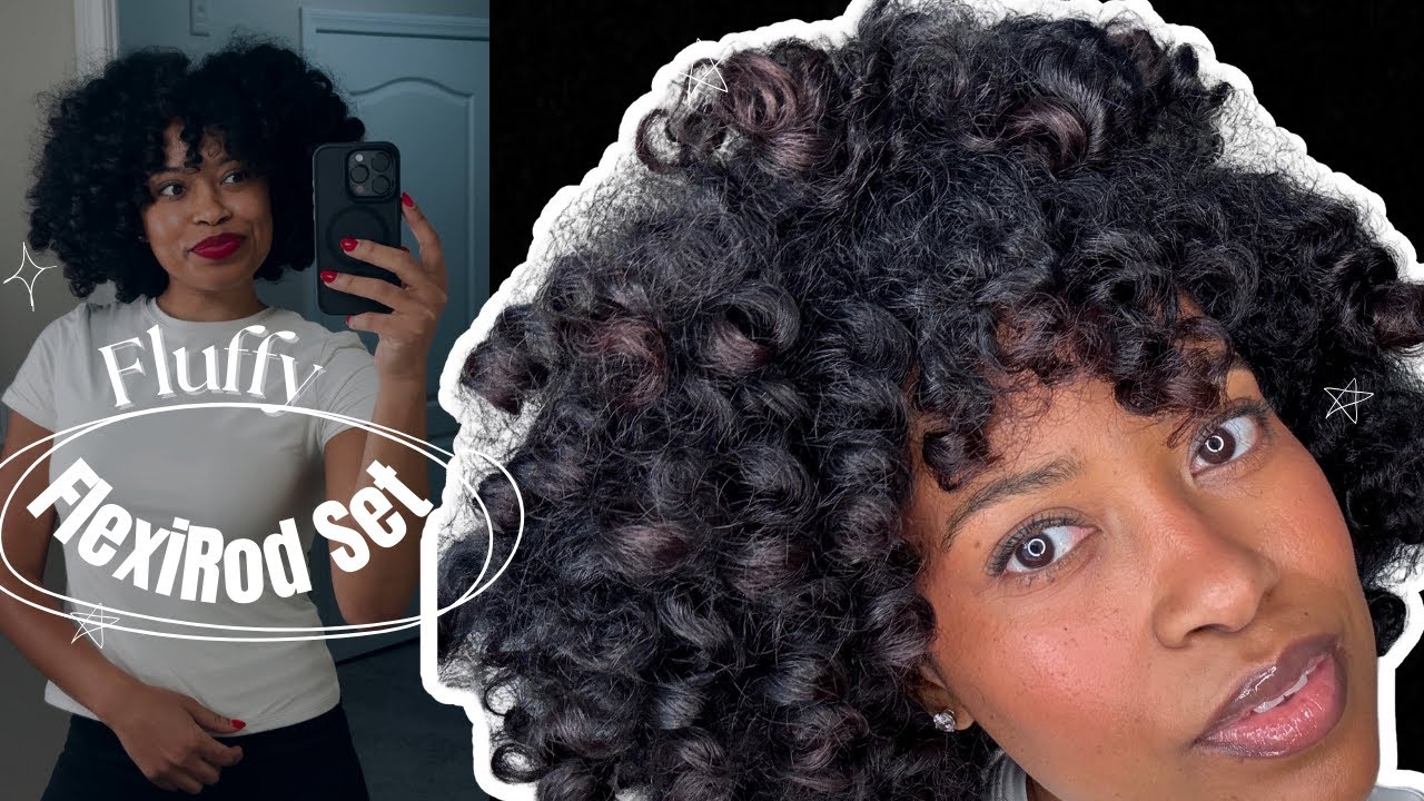FLUFFY Flexi Rod Set for Natural Hair | Beginner Friendly