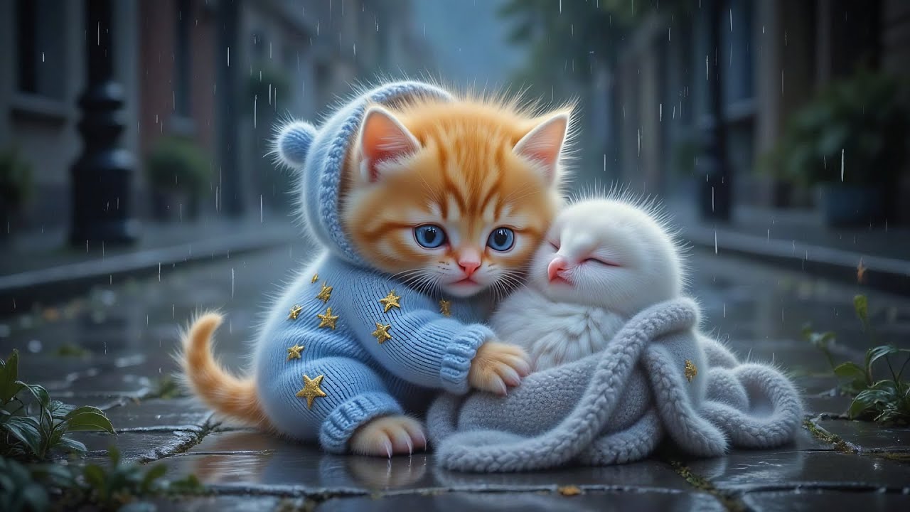 A Harsh Stormy Night to Save My Sick Friend ☔ Yoyo Cat Animation