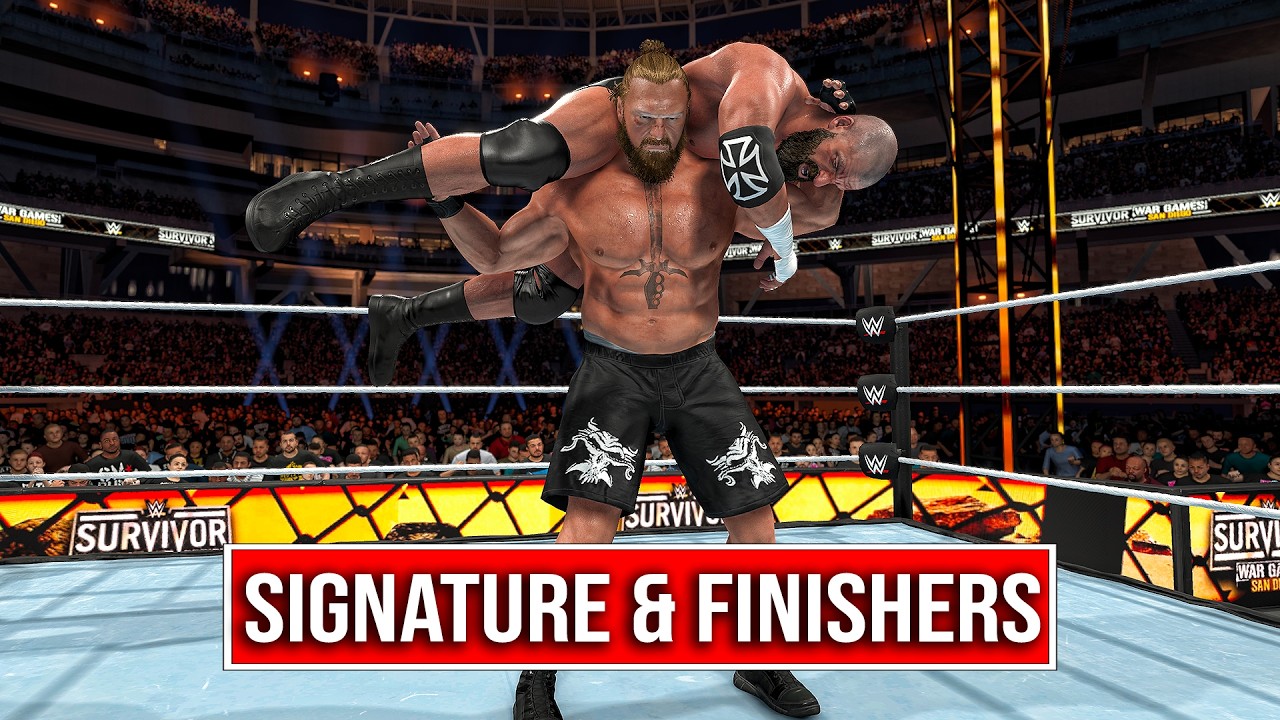 WWE 2K26 - All Signatures and Finishers!
