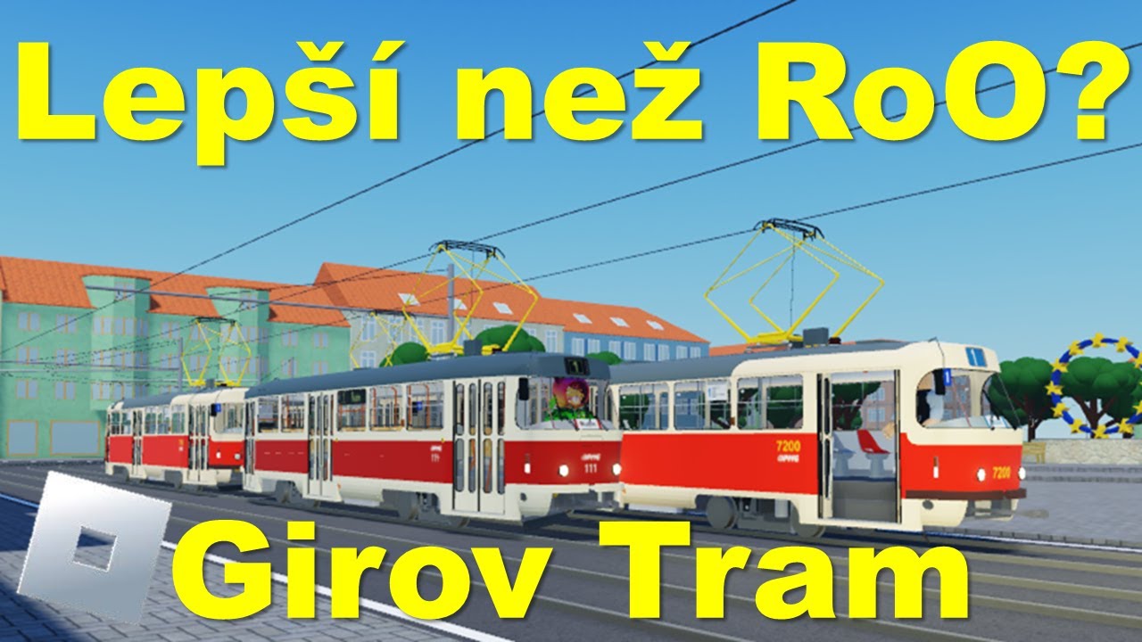 Tahle hra je lepší než Rails of Ostrava?! | Pražská T3 v Roblox! | Girov Tram #1