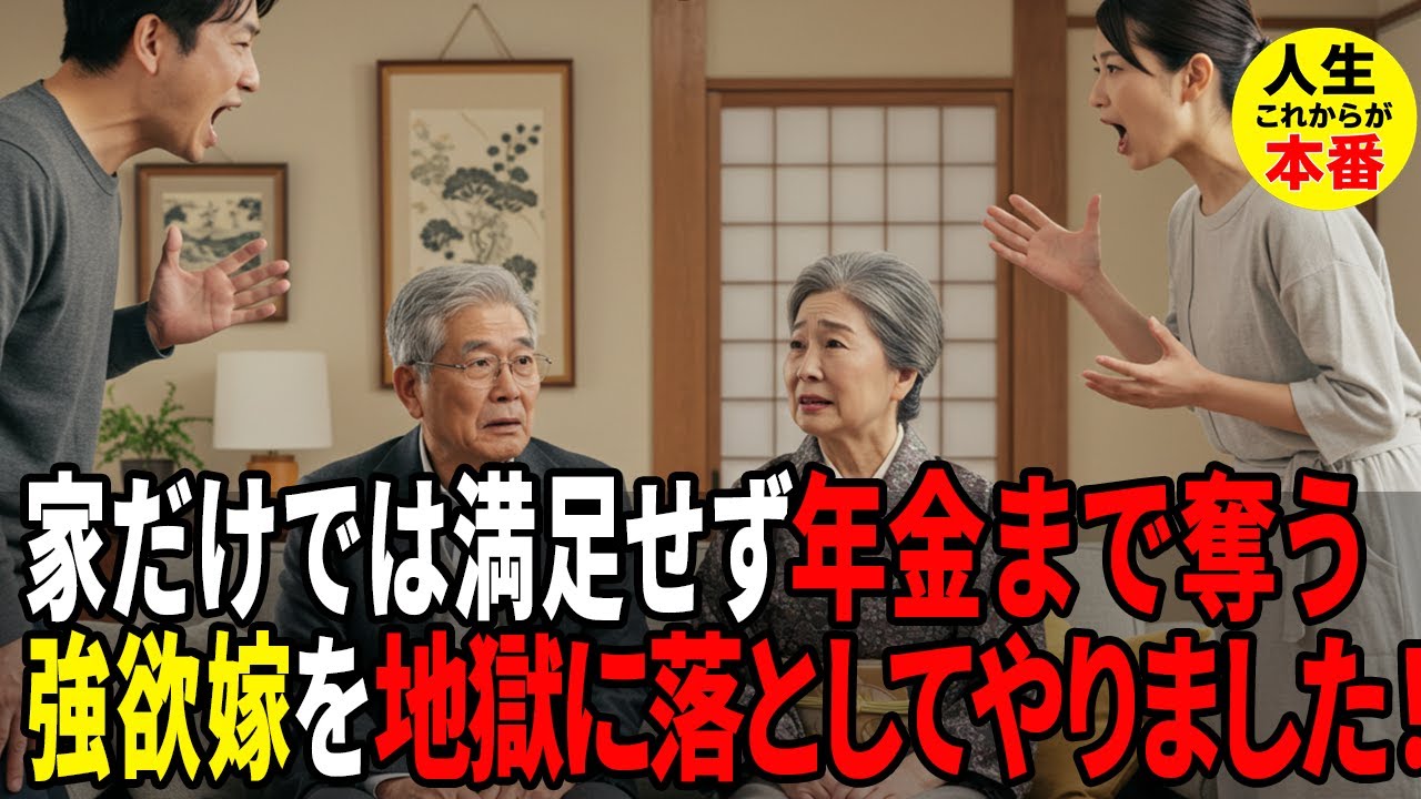 私を騙し、年金と家を奪おうとしてきた強欲息子夫婦に最高の復讐をしてやりました・・・
