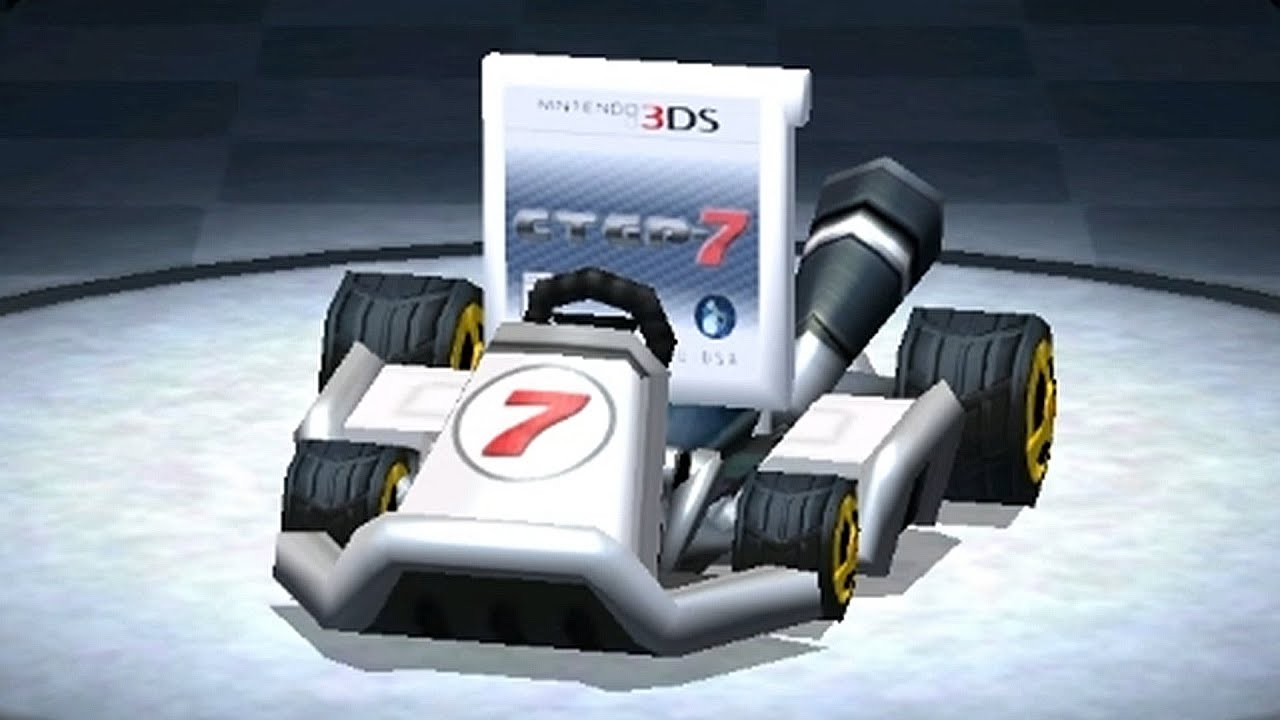 3DS Cartridge Character - Mario Kart 7