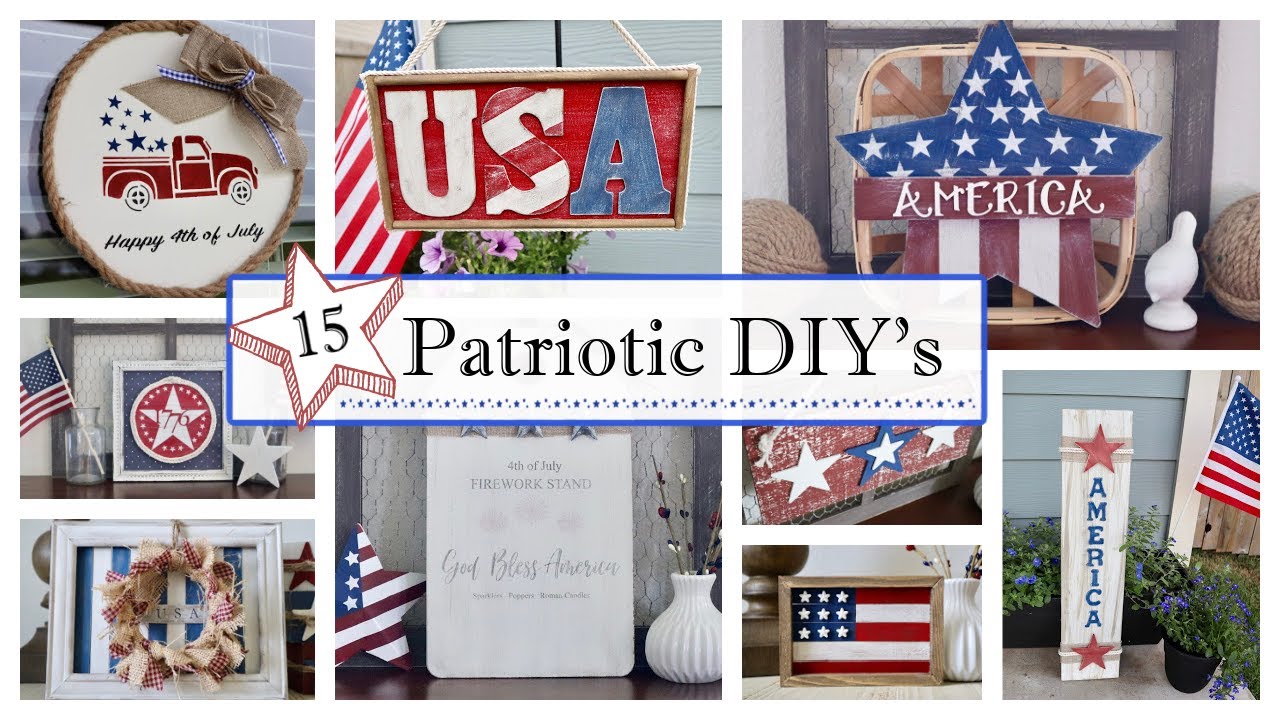 15 *MUST SEE* Patriotic Decor DIY's | Budget 4th of July Decor