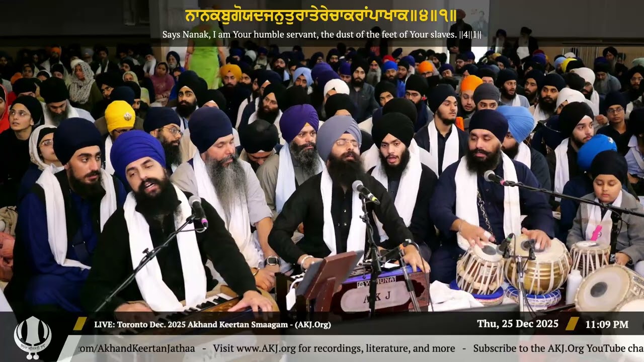 051 Bhai Rajbir Singh Jee Amritsar at Thursday PM Toronto December 2025 Akhand Keertan Smaagam