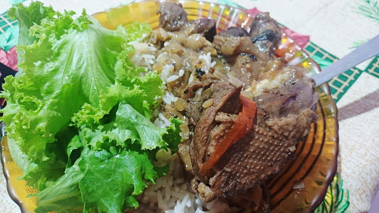 ALMOÇO DE HOJE PATO NO VINHO 🍷 UMA DELICIA 