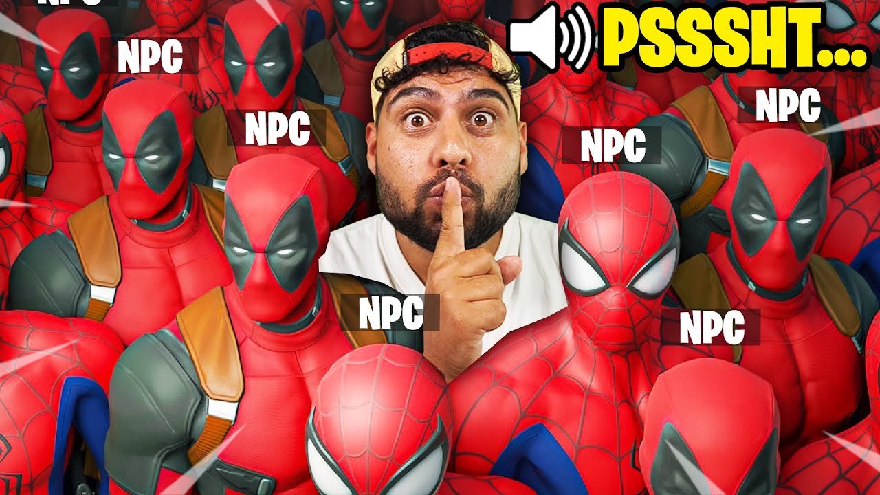 ich bin UNDERCOVER in NPC HIDE AND SEEK!