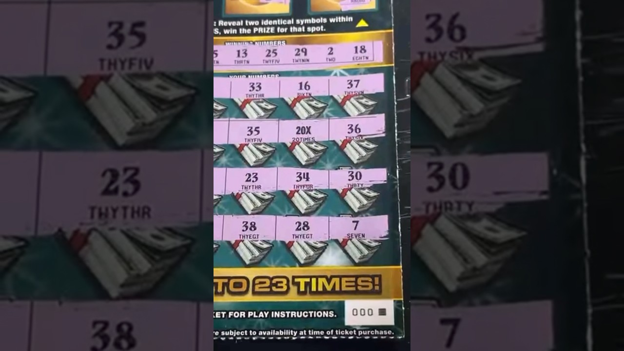 Hit A WIN Right Away On The Brand New Ticket! #scratchoff #scratchoffs #scratchers #lottery