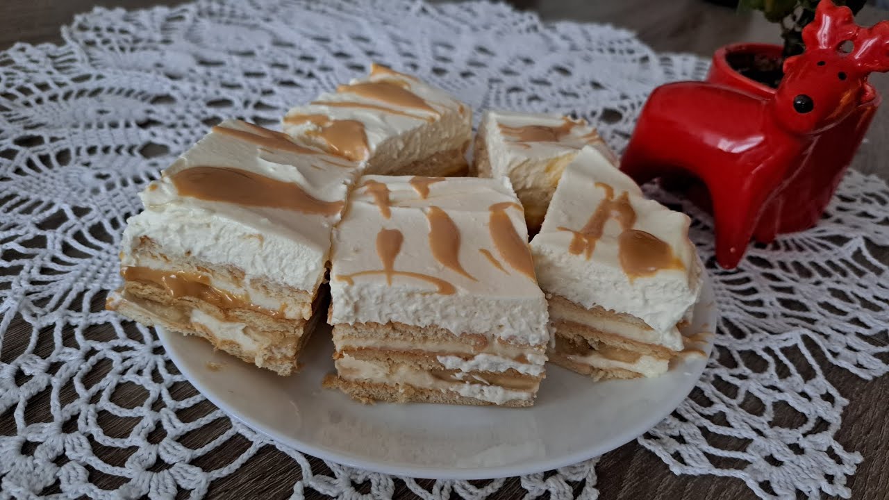 Ciasto bananowe na herbatnikach