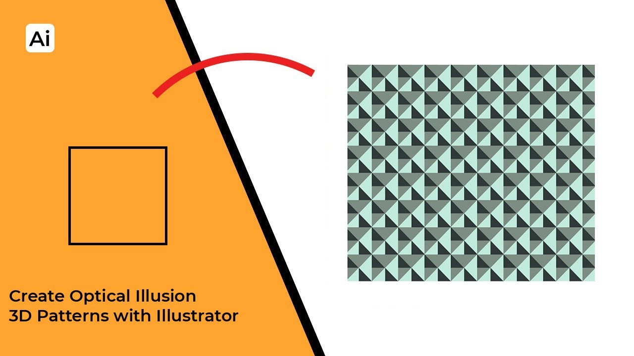 Create Optical Illusion 3D Patterns with Illustrator