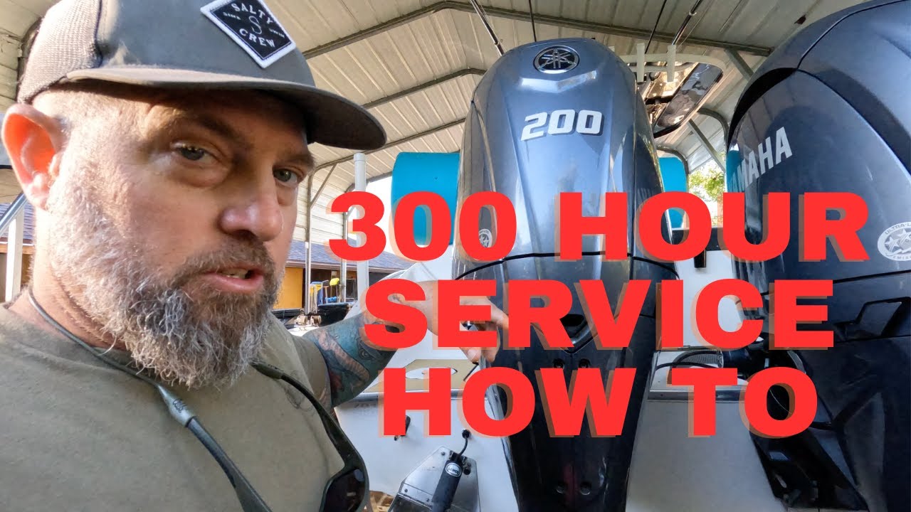 Yamaha Outboard 300 Hour Service How To