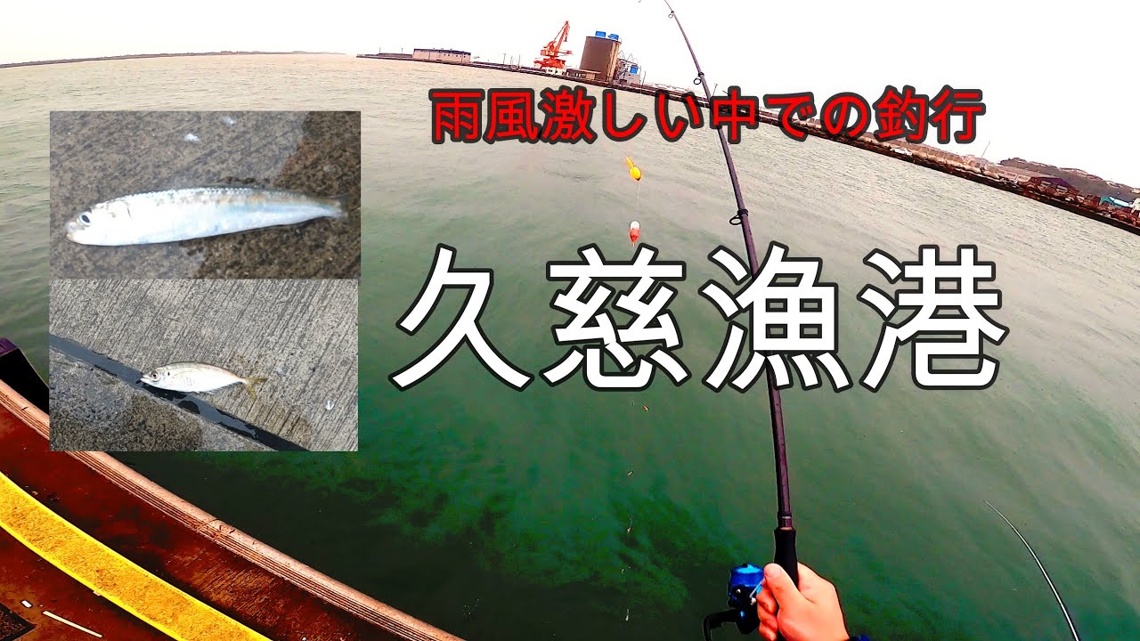 【久慈漁港】台風直前の茨城でサビキ釣り！【海釣り】