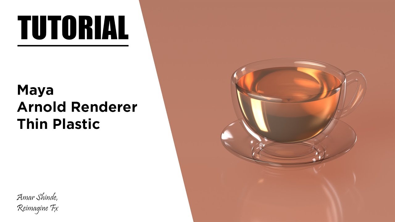 Creating Plastic Shader In Maya and Arnold Render - Tutorial