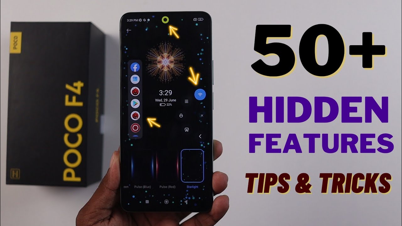 Poco F4 5G Tips and Tricks | Poco F4 5G Top 50+ Hidden Features in Hindi | Poco F4 Features