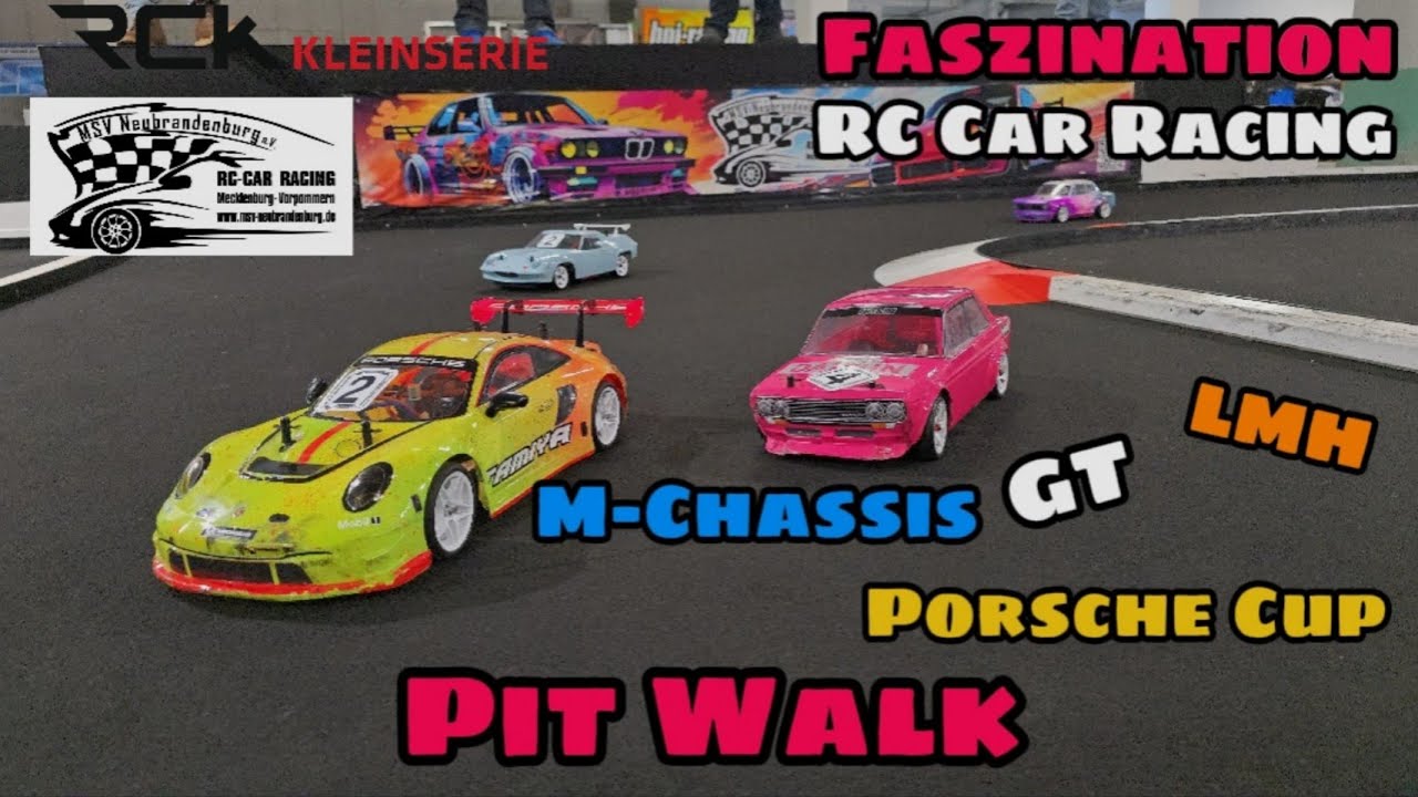 Der Pit Walk mit Porsche Cup M-Chassis GT LMH - RCK-KleinSerie beim MSV Neubrandenburg