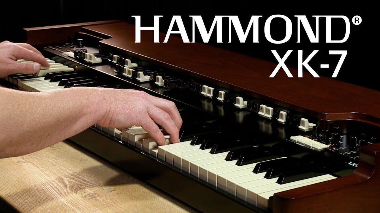Hammond XK7 in Action &ndash; Internal Leslie Demo (No Real Leslie!)