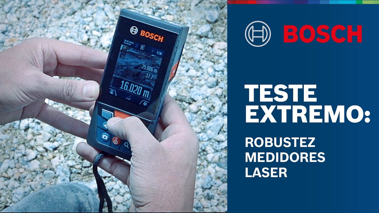 MEDIDORES LASER BOSCH AGUENTAM O TRANCO.