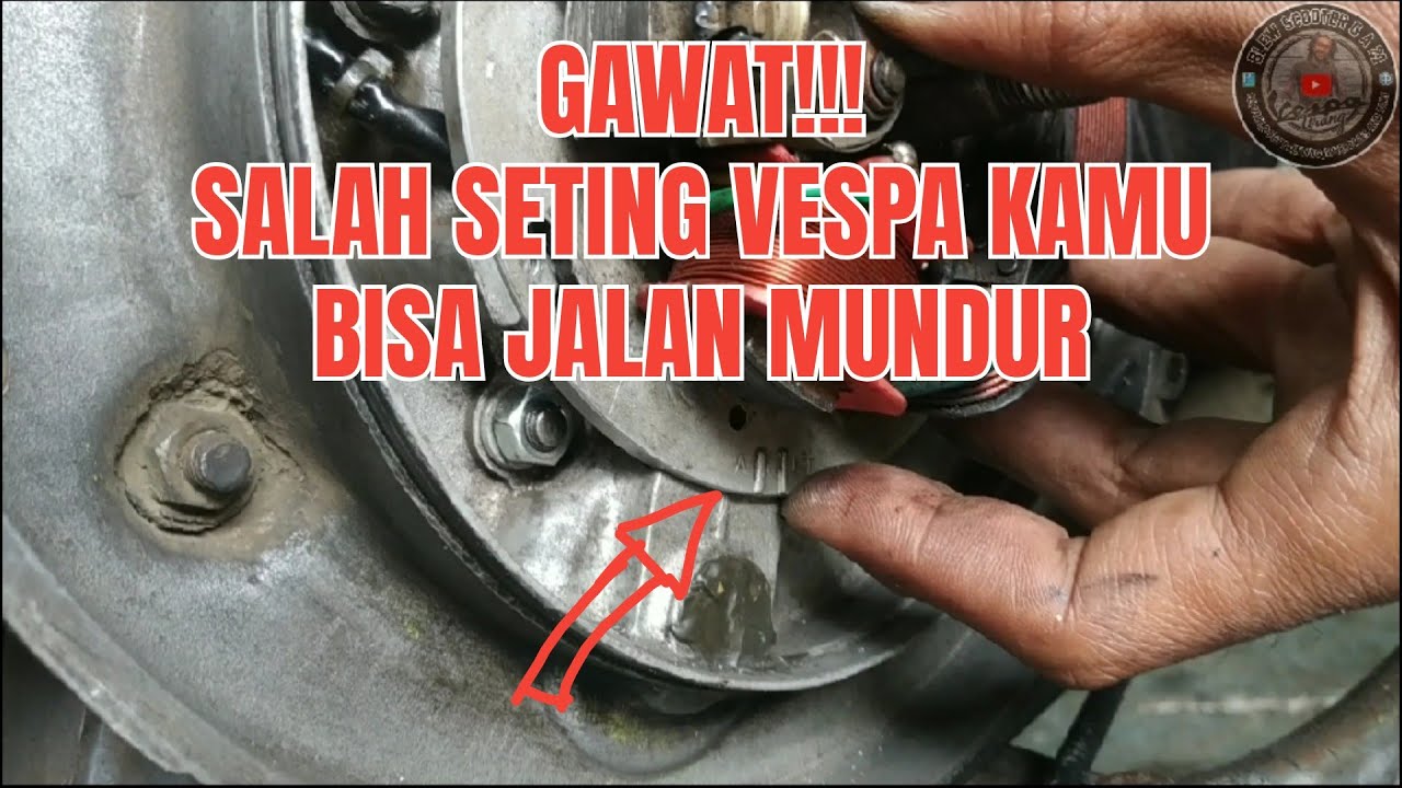 Cara seting top navur vespa platina super sprint bajaj dan px lama