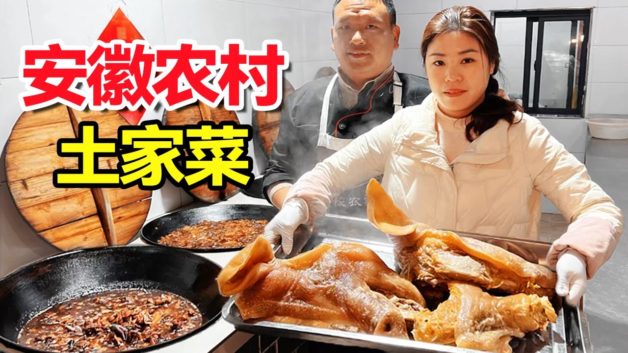 安徽滁州小夫妻在农村开饭馆，老公鸡一只卖98，咸猪头才是特色！【麦总去哪吃】