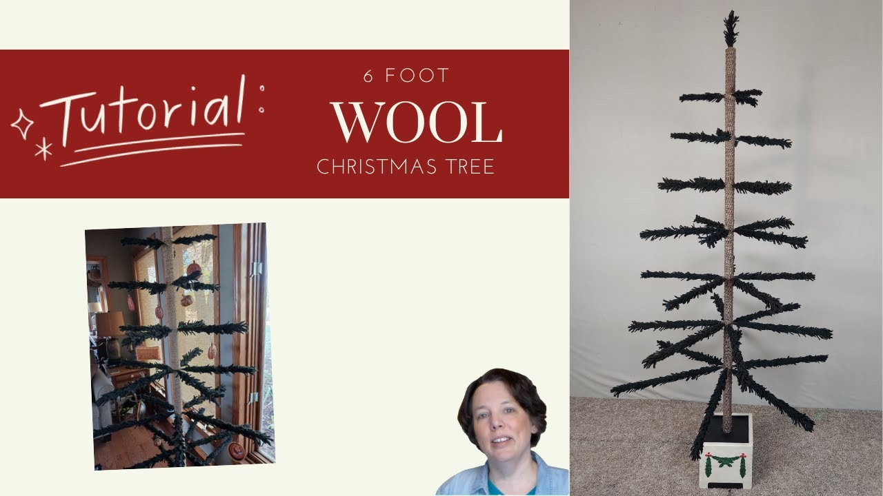 Wool Christmas Tree Tutorial
