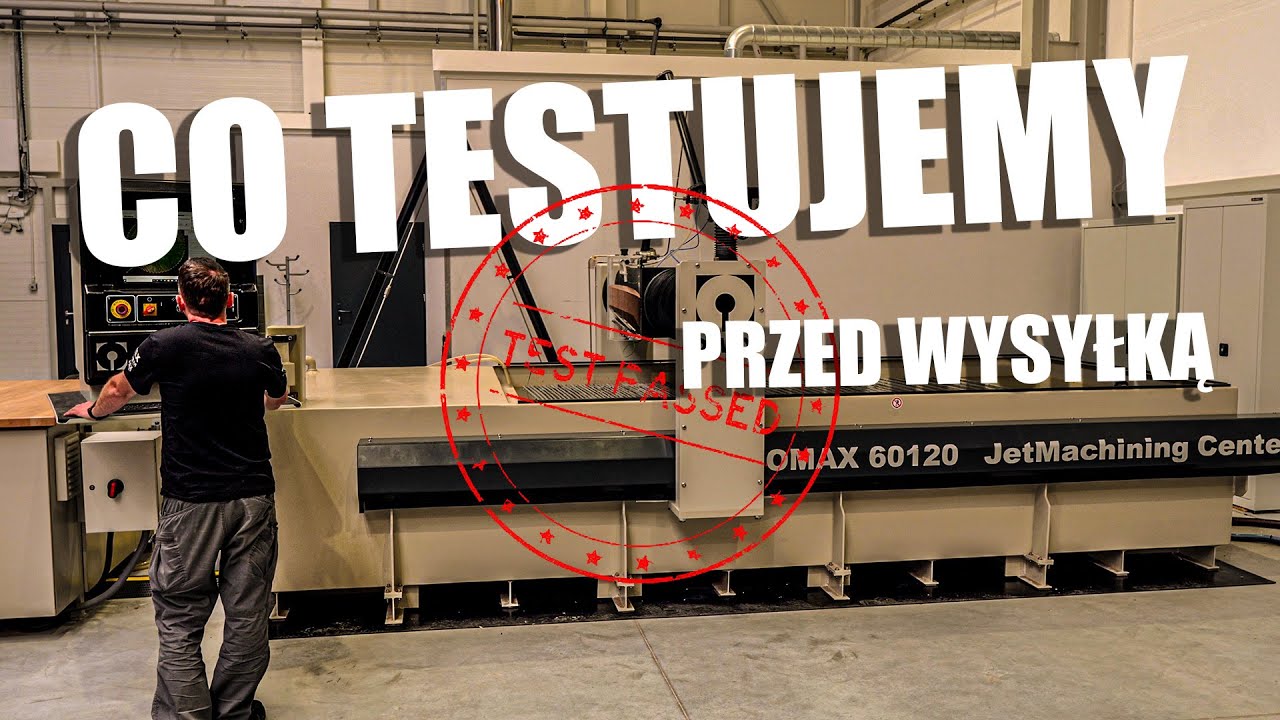 Kompleksowy Test Maszyny OMAX 60120: Sprawdzian z Głowicą Niwelującą Stożek