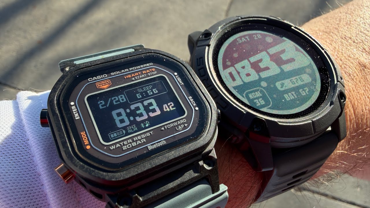 Сравнение Casio и COROS (5-й день)
