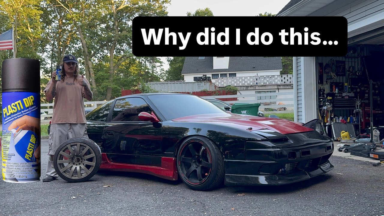 PLASTI DIPPING my RARE REAL WHEELS!! ( URAS EXSOLS )