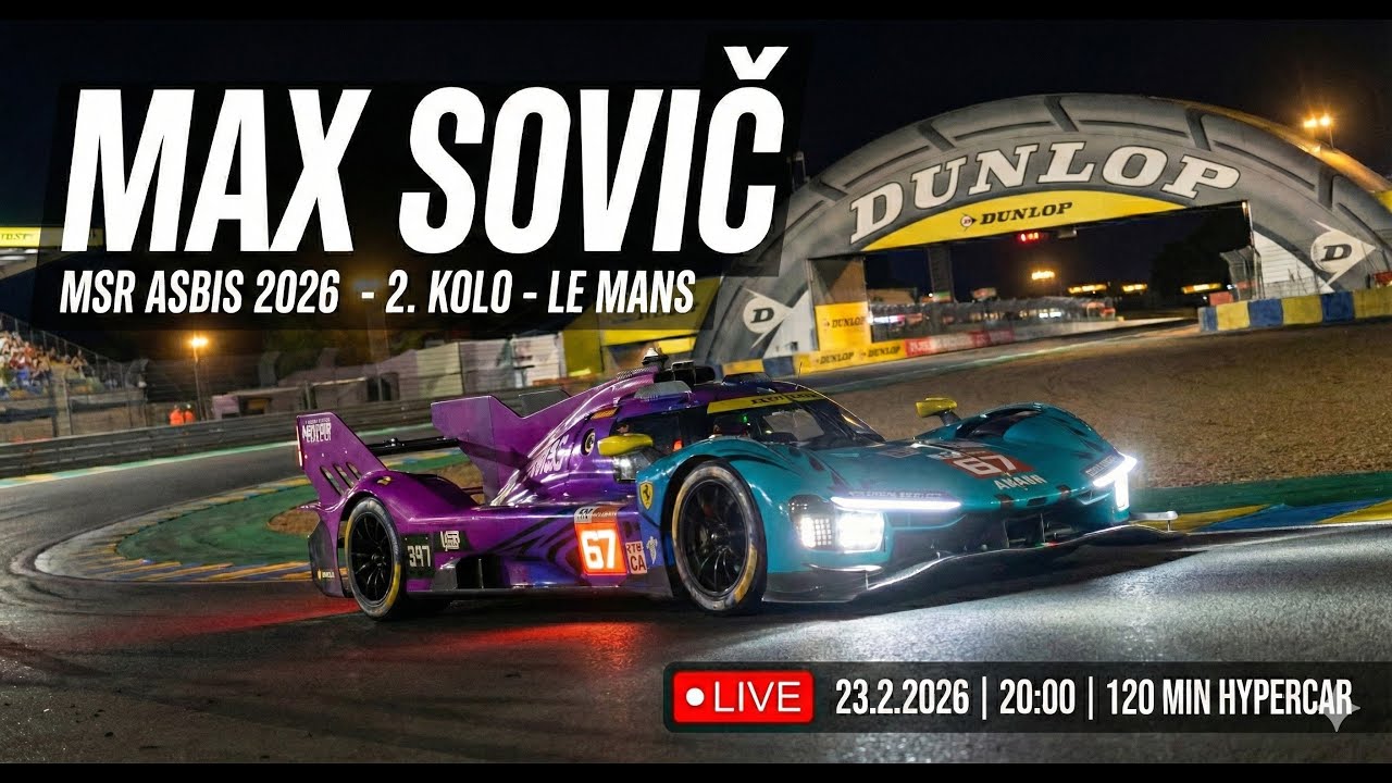 2. Kolo MSR - Le Mans | Le Mans Ultimate | Max Sovič
