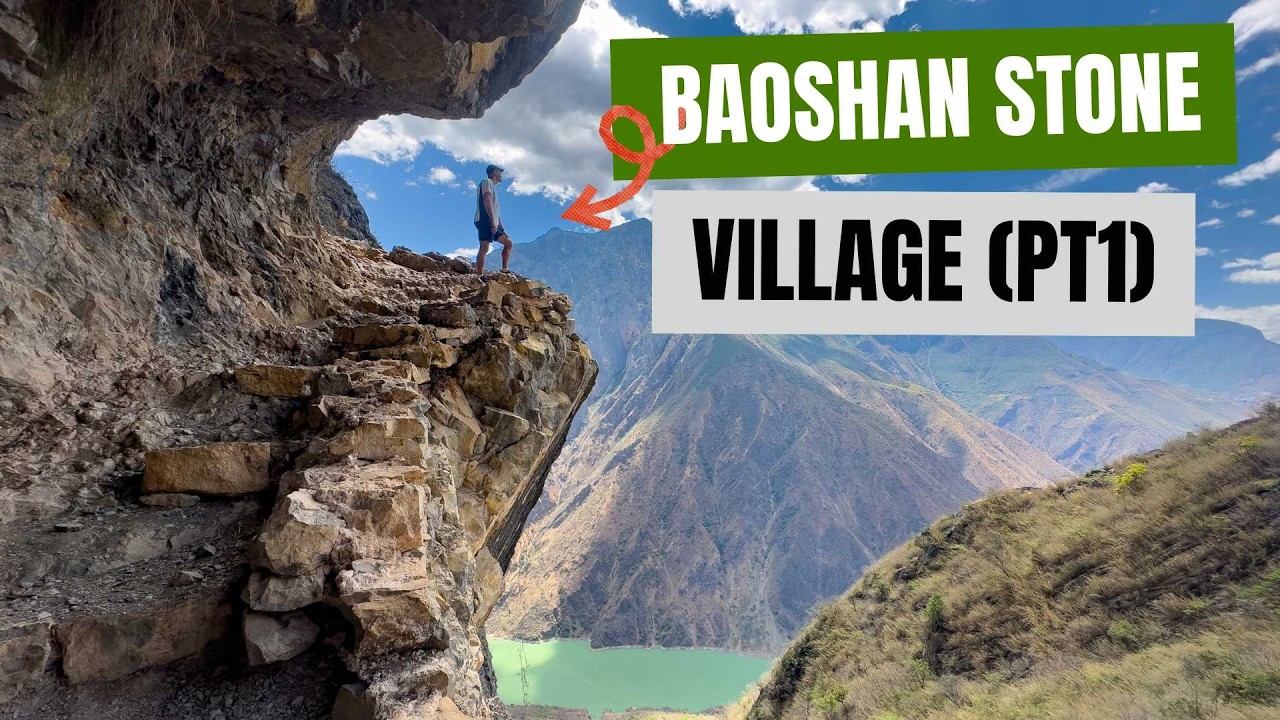 Hiking the Jingsha (Yangtse) river gorge from Shangyangliu to Baoshan